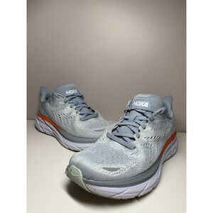 Hoka One One Clifton 8 Blue Fog Running Training Shoes Women's - Size 7.5B
